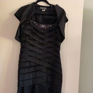 Formal maxi black dress